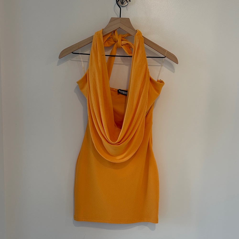 Stylish Orange Mini Dress